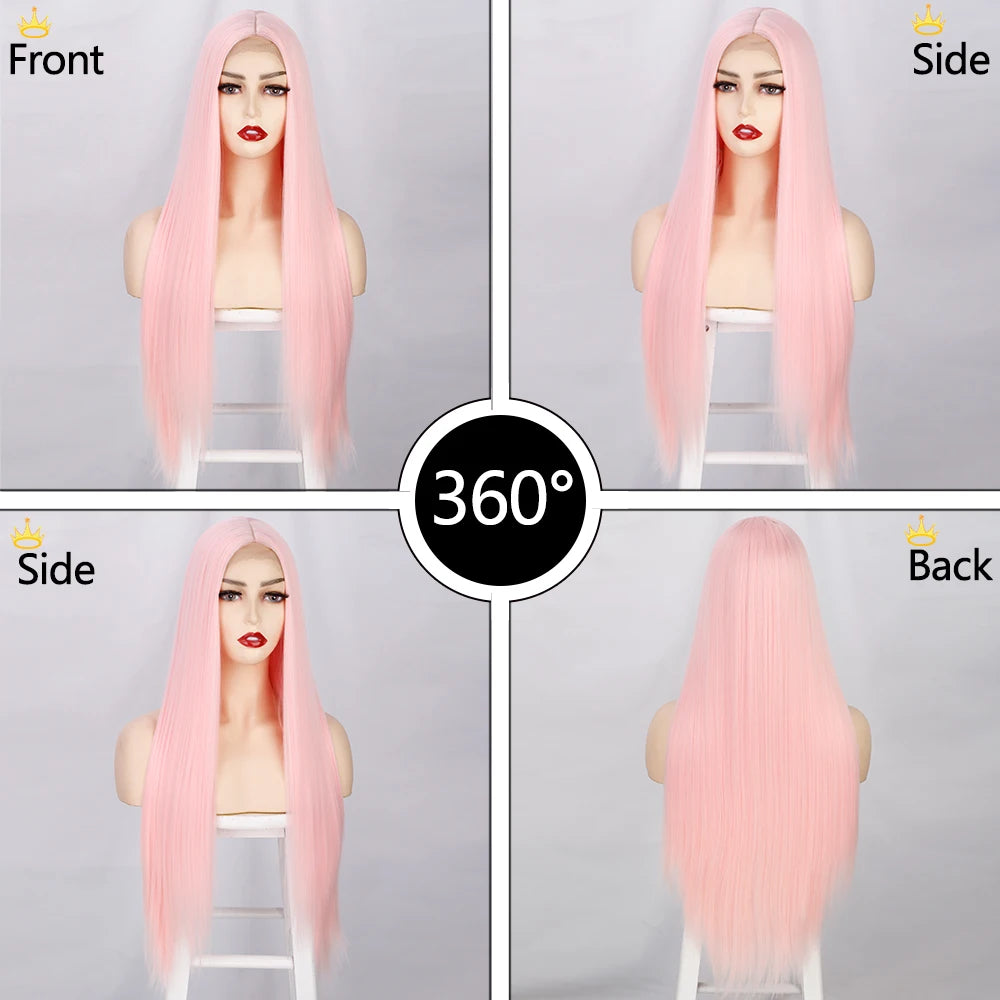 Small Part Lace Wigs Long Straight