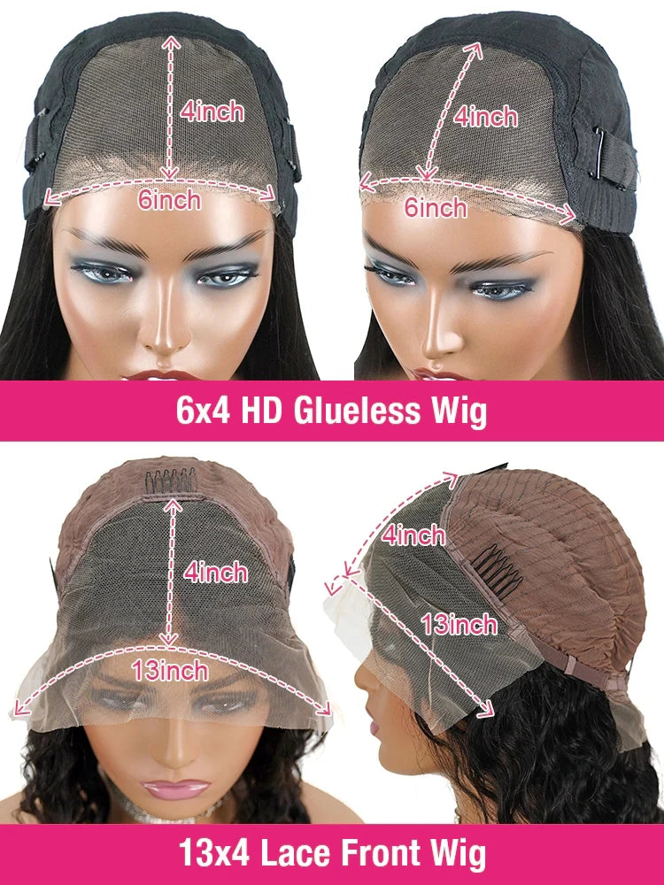 Loose Deep Wave Wig Human Hair  Highlight Ombre 4/27 Preplucked Hairline Pre Cut (Glueless Option)