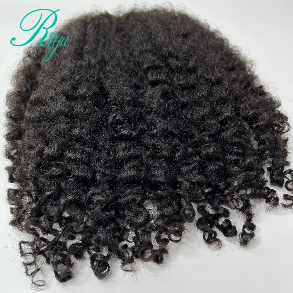 Remy Hair Clips In Brazilian Human Hair Burmese Curly Clip In Hair Extensions 7 Pieces