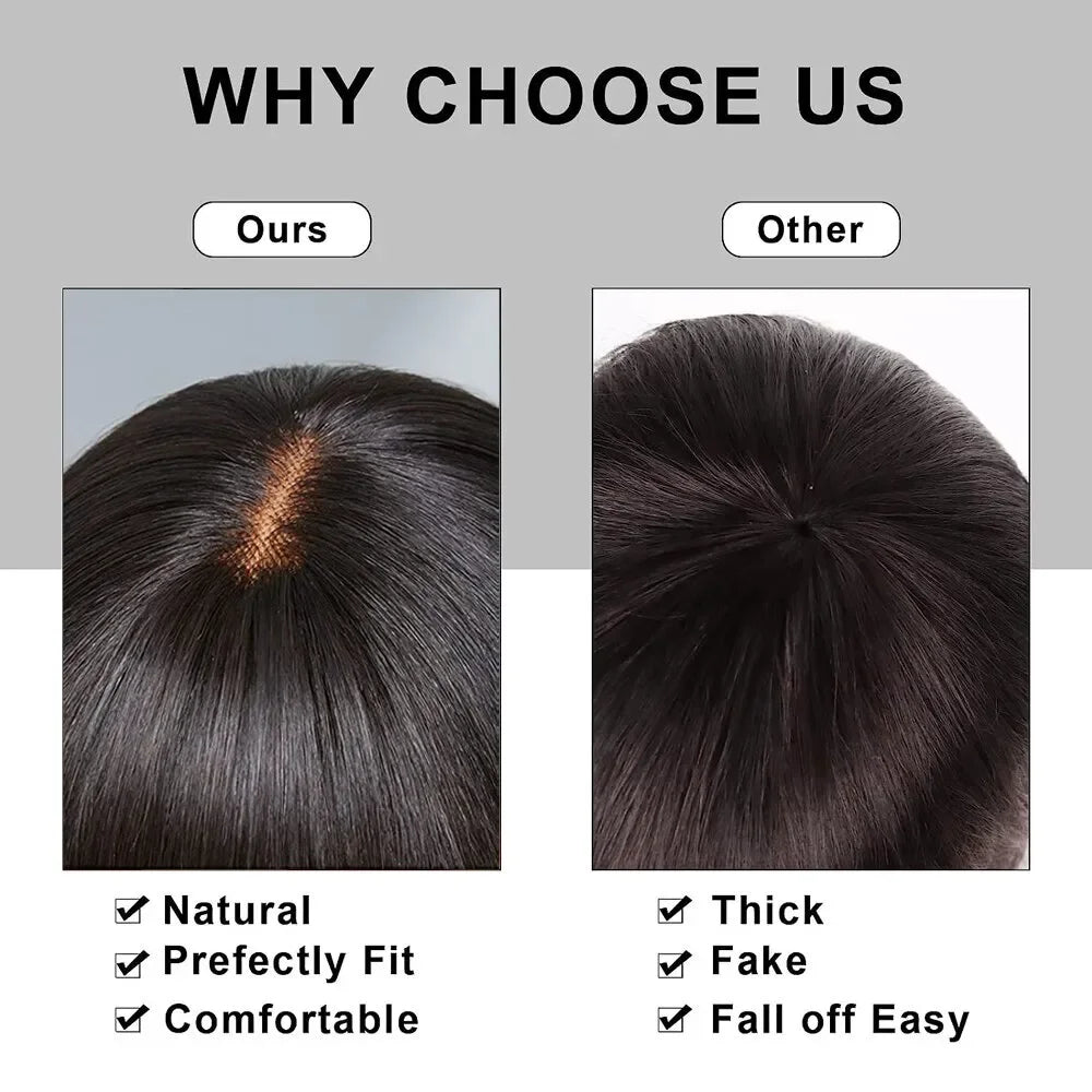 Body Wave Brazilian Human Hair Glueless Bangs Wig