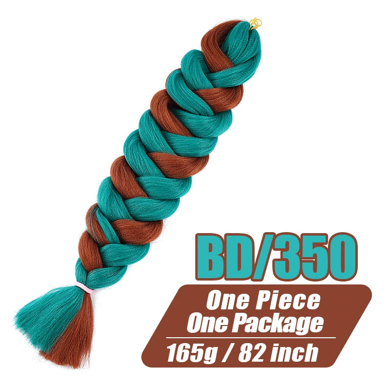 82 Inch Xpression Jumbo Braiding Hair Pre Stretched Synthetic Hair Extensions