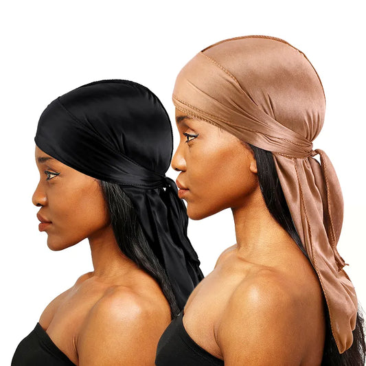 2 pcs Silky Satin Durags